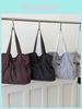 Nylon Tote Bag With Stitching For Casual Urban Daily Use