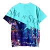 Sea of Stars T-Shirts Tie Dye Printed Graphic Shirts Casual Short Sleeve Tee Tops for Men Women