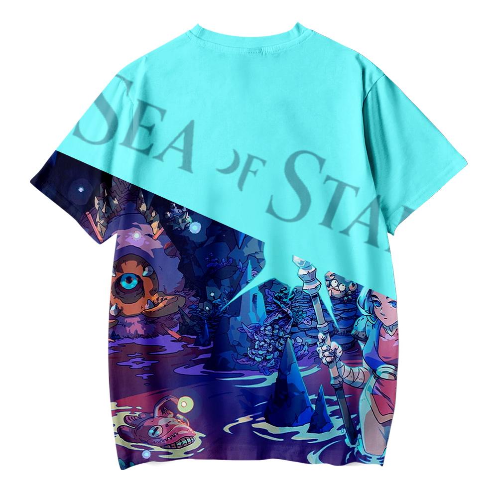 Sea of Stars T-Shirts Tie Dye Printed Graphic Shirts Casual Short Sleeve Tee Tops for Men Women