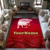 Liverpool Personalized Name Floor Rug Office Rug Perfect for Bedrooms Balcony Outdoor Game Room Antislip Carpet Anime Office Decor Wedding Party Gift
