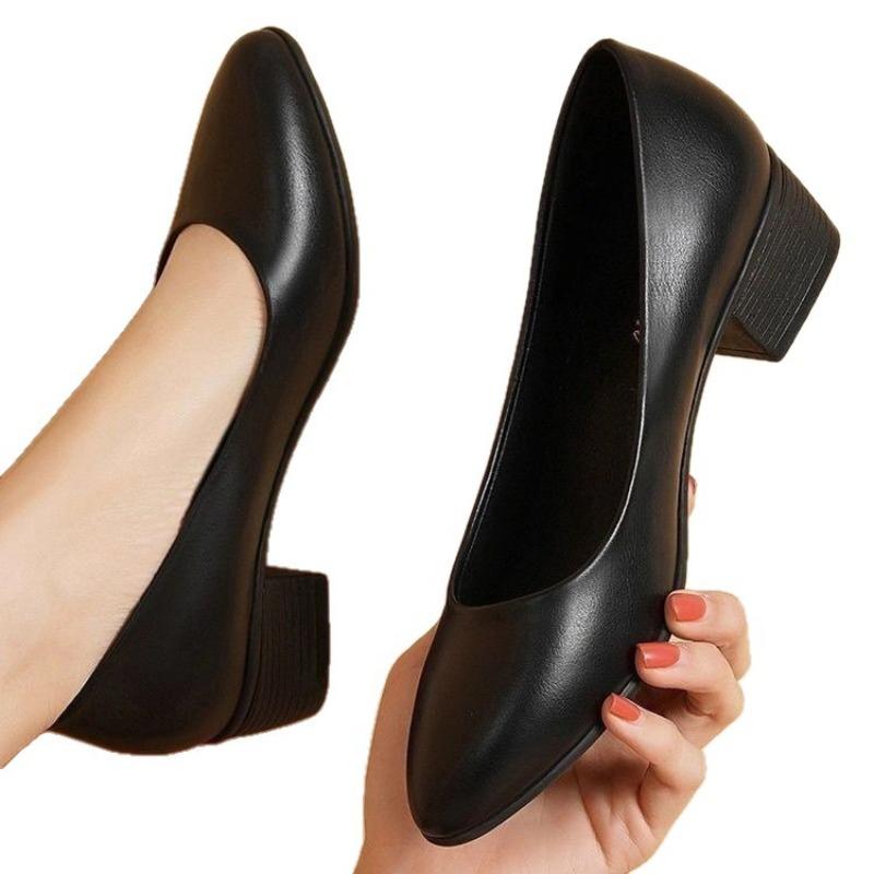 Low-heeled Women's Mid-heeled Women's Platform Women's Shoes, Women's Single Shoes