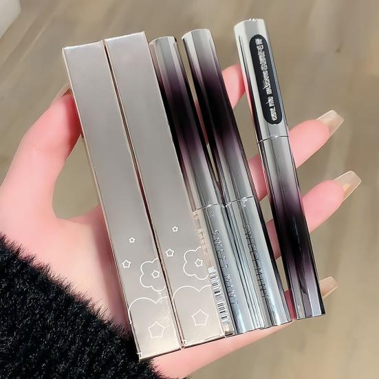1/2Pcs 2g Women Mascara Waterproof Long Lasting Smudge-proof Lengthening Volumizing Curling Eyelashes Cream Beginner