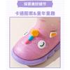 Cartoon Mid-Calf Unicorn Waterproof Boots for Children, Padded Warm Rain Boots for Girls, Student Outdoor Non-Slip Water Shoes