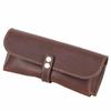 Retro Genuine Leather Sunglasses Case - Crazy Horse Cowhide Travel Glasses Storage Box