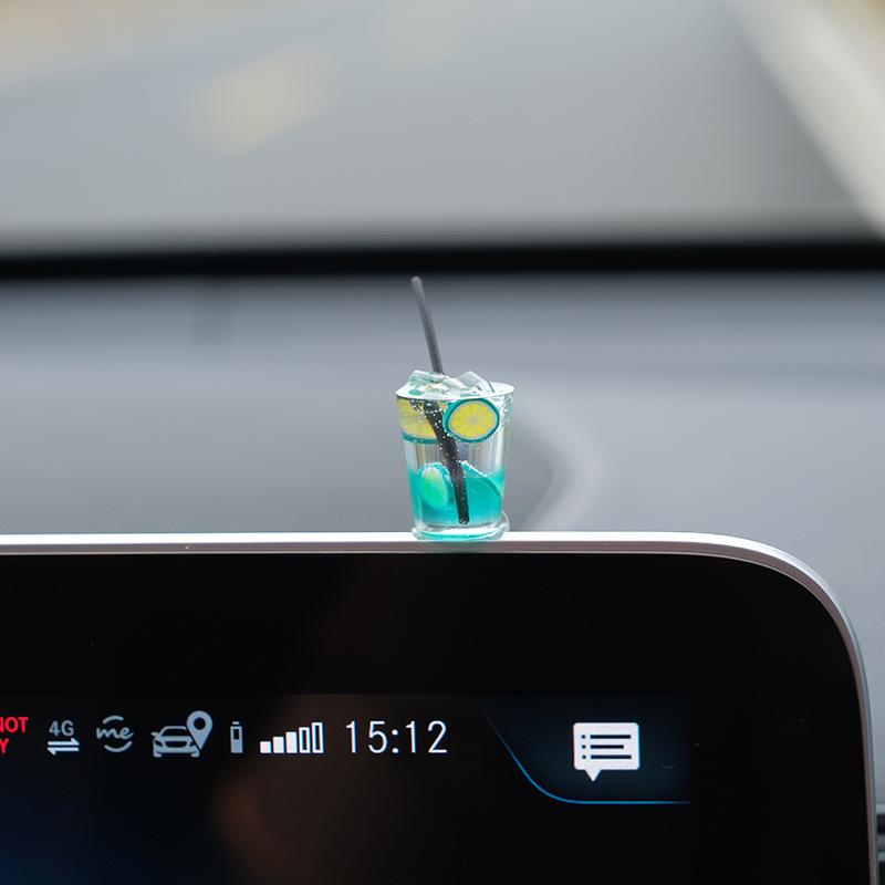 Americano Healing Dashboard Ornament: Mini Interior Decoration for Cars