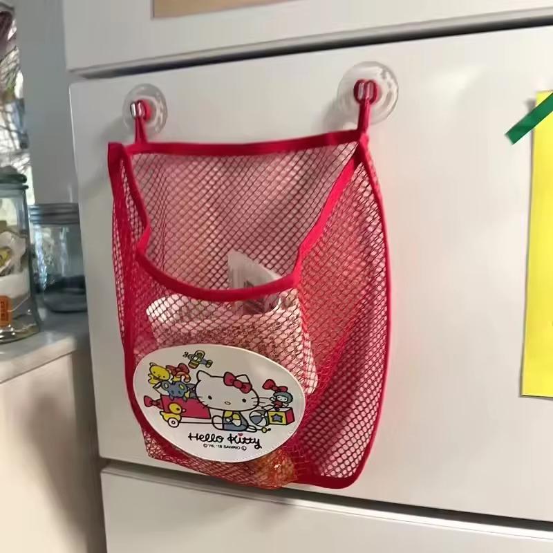 Hello Kitty Storage Hanging Bag Sundries Hanging Large Capacity Storage Cartoon Anime Surrounding Cute Gift For Girls