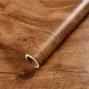 Wood Planks Grain Retro Faux Wood Wall Cover Roll Water-Repellent Pvc Self Adhesive Wall Decals Removable Vinyl Restaurant Wallpaper