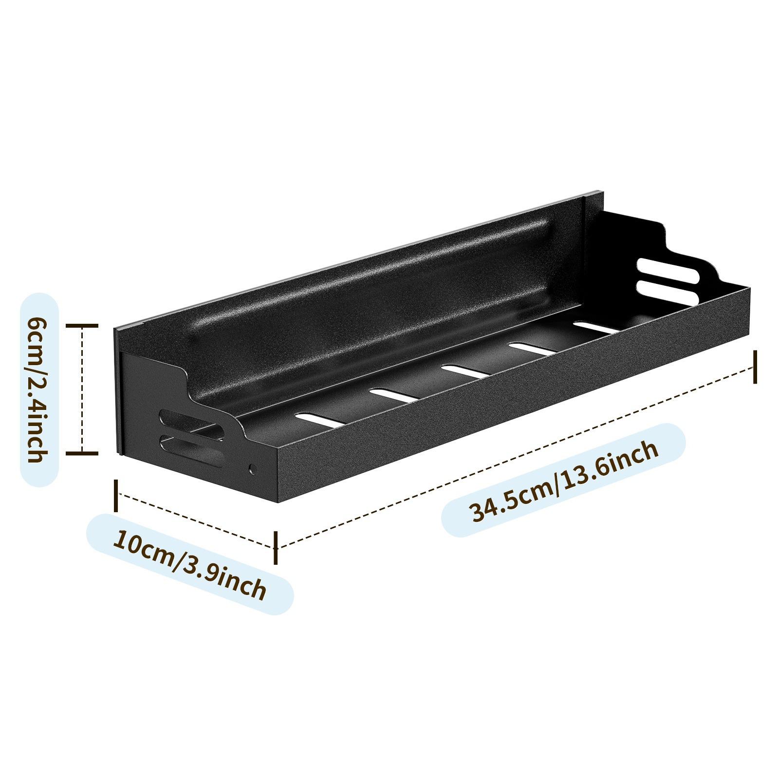 

Magnetic Refrigerator Storage Rack, No-Drill Installation, Cling Film Side Storage, Kitchen Organizer for Spices and Condiments