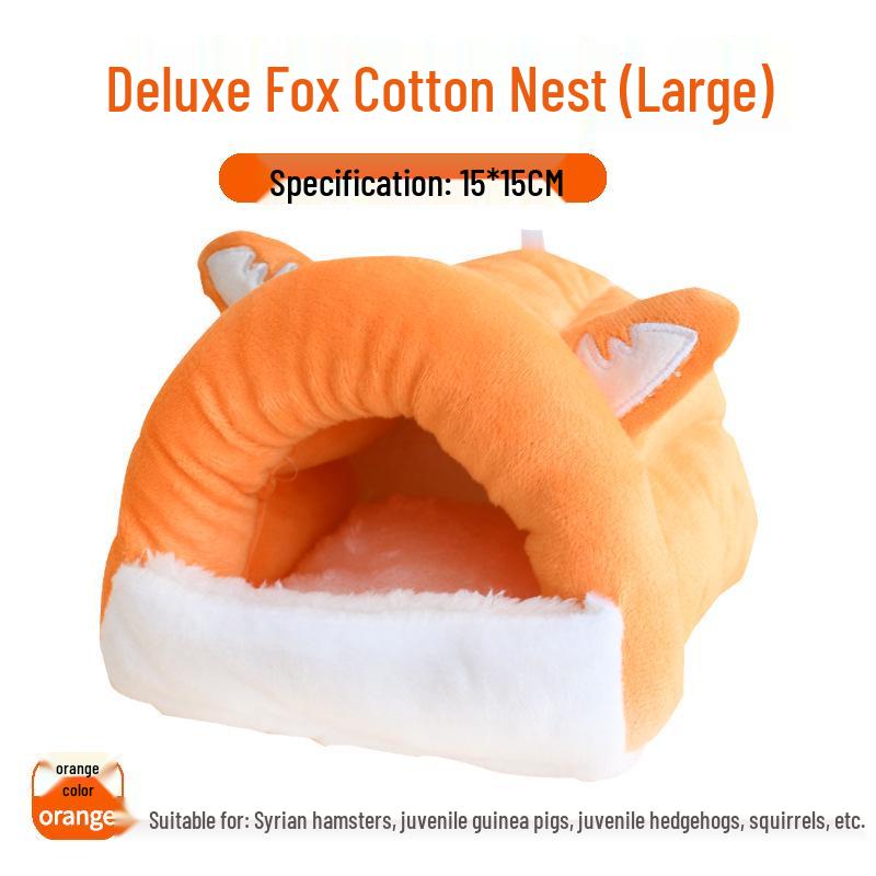 Winter Warm Cotton Nest for Small Pets: Hamsters, Chinchillas, Hedgehogs, Squirrels & Rabbits