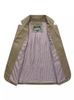 Men's Plus Size Cotton Outdoor Business Casual Jacket - Autumn/Winter Fashion