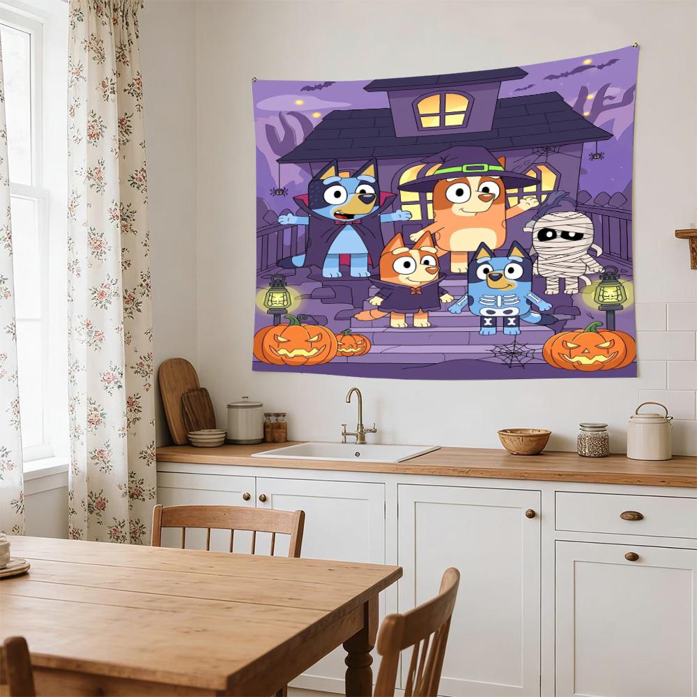 Diverse Dog Characters Large Decorative Tapestry, Great Holiday Gifts, Photo Backdrop for Bedroom Dorm Parties,Perfect Gift