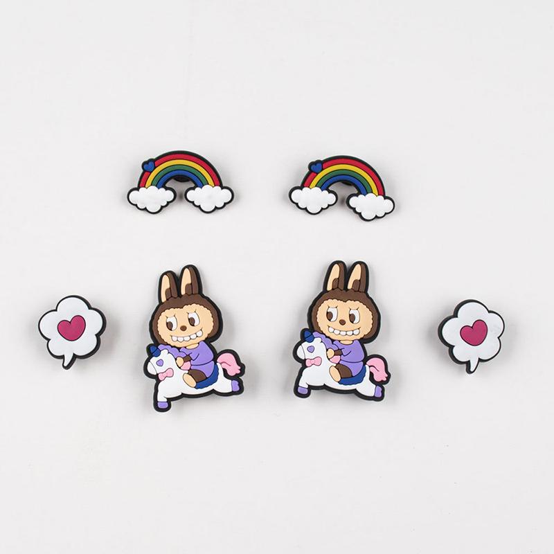 Pingentes de Sapato DIY Decoração Removível Fivela Para Sapato com Furos Acessórios de Pingente de Sapato Festa Infantil Presente para Meninas