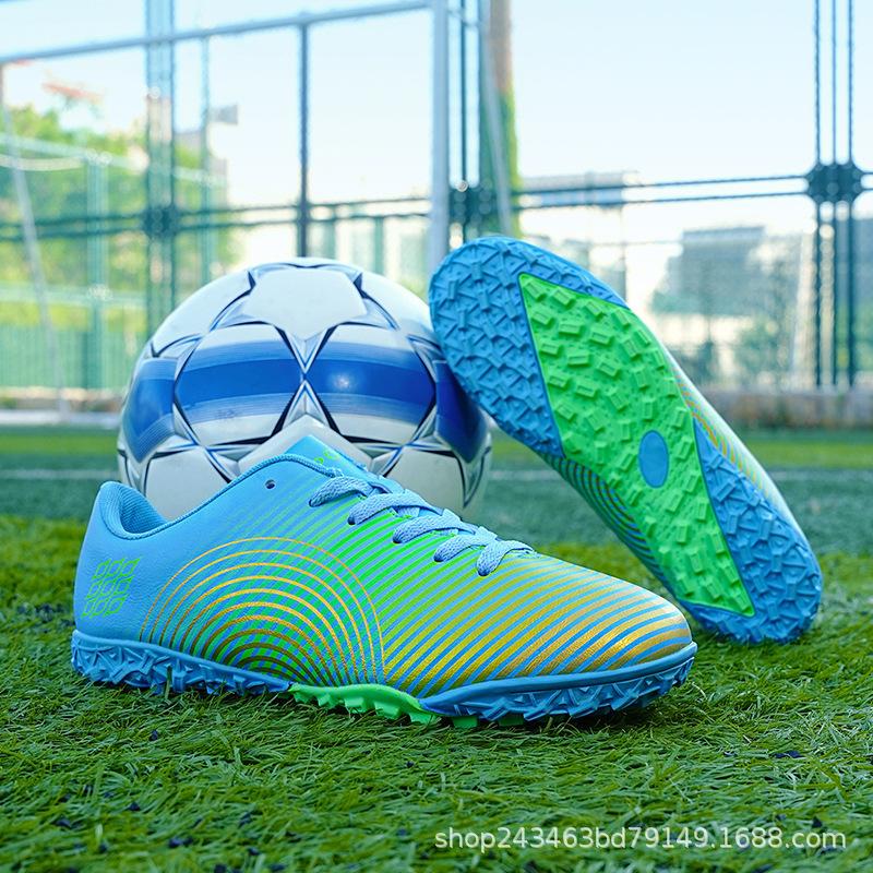 Neue Fußballschuhe gebrochene Nägel TF Kunstrasen-Fußballschuhe Wettkampf-Trainingsschuhe Studenten-Trainingsschuhe