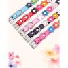 1pc Colorful Flower Decor Pet Collar, Lovely Dog Collar