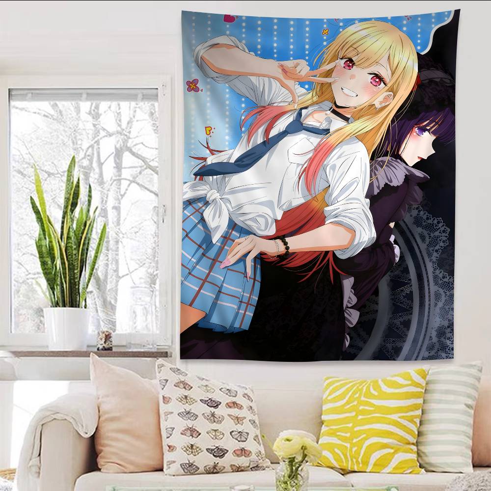 Marin Kitagawa Anime Colorful Tapestry Wall Hanging Home Decoration hippie bohemian decoration divination Wall Art Decor