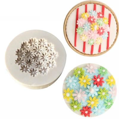 3D Daisy ciasto dekorowanie kwiat czekoladowy kremówka DIY formy silikonowe narzędzie do pieczenia