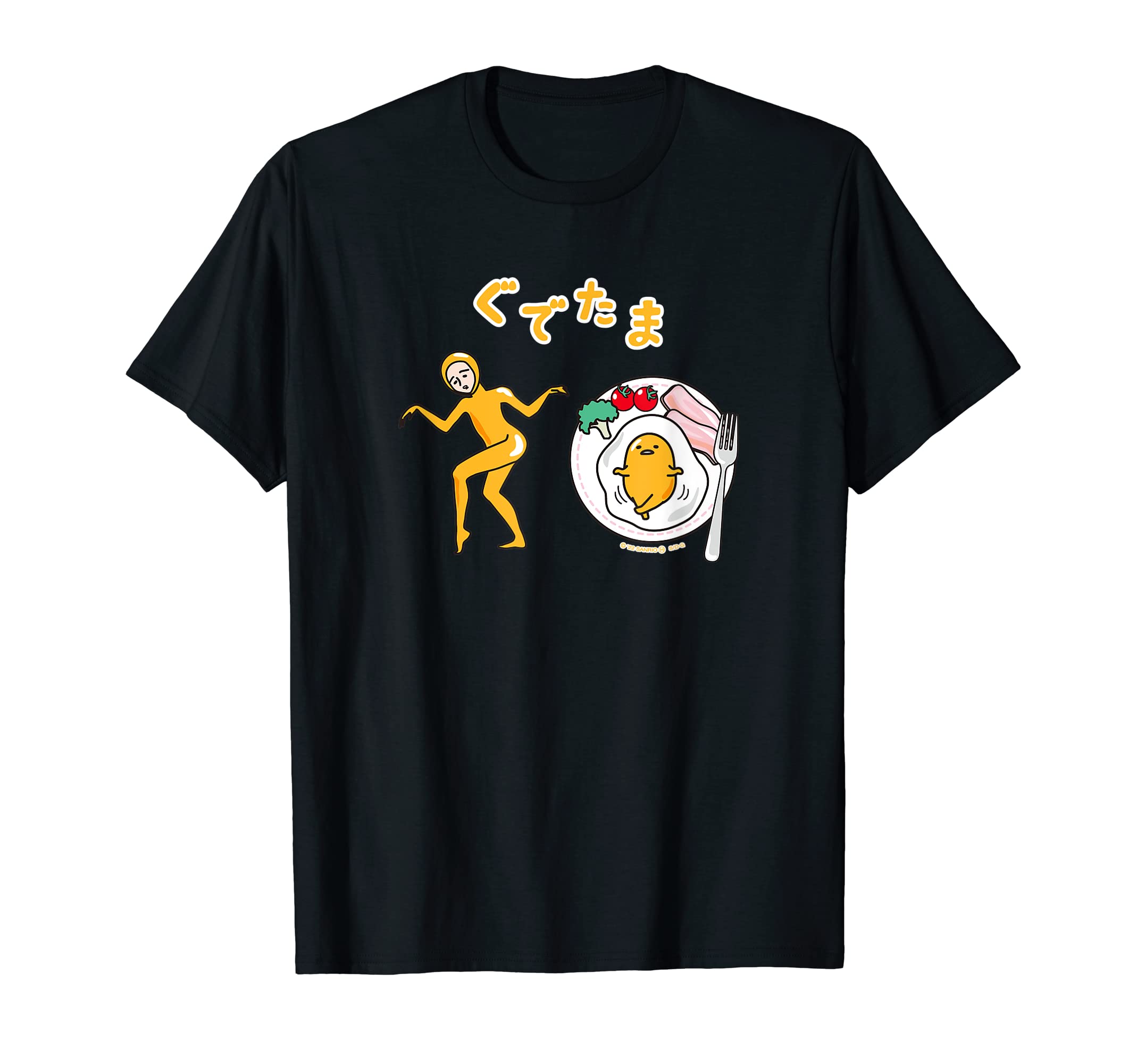 

Футболка Gudetama Fake Tama чёрный
