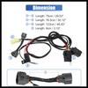 Angle Sensor Computer Bypass Kit for Honda Rancher 350 ES 2000-2006 Shift Bypass Wiring Harness Kit-