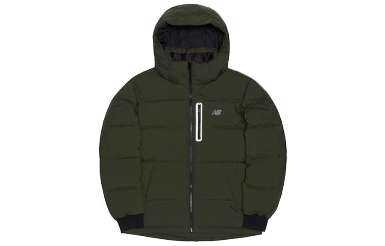 New Balance Down Jackets Men s Green Hooded Lightweight Other NPA4S031GN M