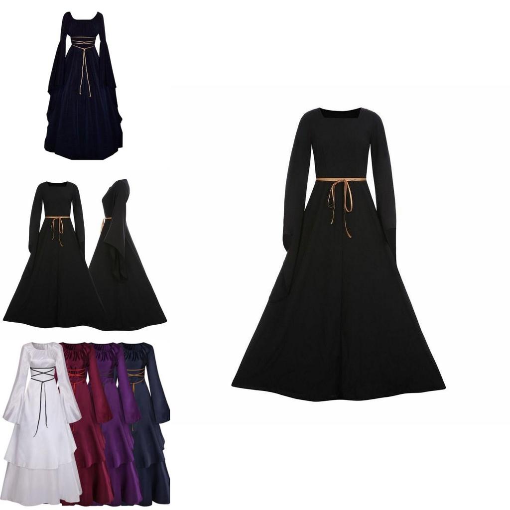 Elegantes Viktorianisches Renaissance Gotisches Kostümkleid Für Cosplay Und Fantasy-Veranstaltungen