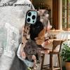 Phone Case: 2D Flat Design Suitable for iPhone 18, 17, 16, 15, 14, 13 Pro Film Protective Case, Couple Style, a Big Group of Kittens, Christmas and Ha
