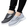 2025 Spring and Summer Elderly Shoes Widened Women's Shoes Mother Shoes Middle-aged and Elderly Travel Walking Shoes Velcro Men's Shoes