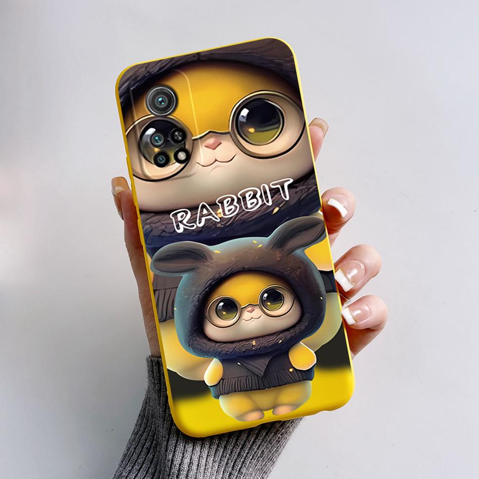For Xiaomi Mi 10T 5G Phone Case 6.67'' Back Cover Fashion Astronaut Matte Liquid Silicone Shell For Xiaomi Mi 10T Pro 5G Fundas
