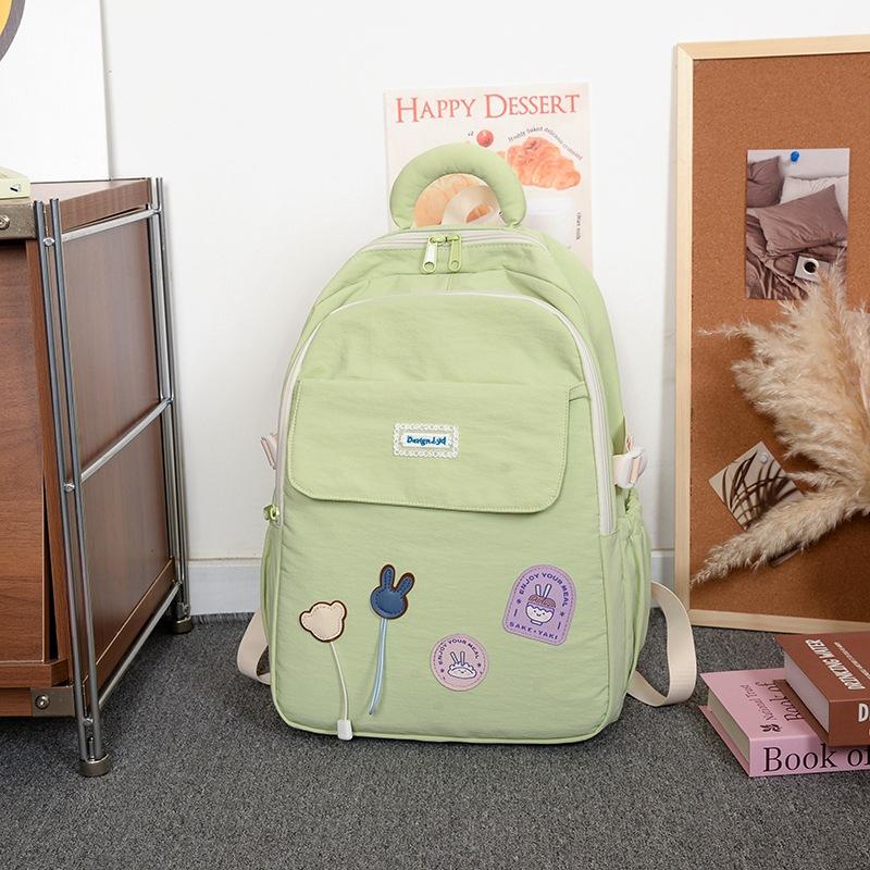 

Japanese ins junior high school student schoolbag college style simple and high school student backpack female literary and artistic fan girl backpack