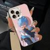 Zero -Starting- Life -in -Another -World  Phone Case For iPhone 17,16,15,14,13,12,11 Plus,Pro Max,XS,white silver phone case