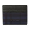 Urban Check Print PU Card Holder Men Accessories Navy-Blue 81298461