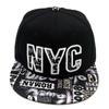 Nyc Embroidered Baseball Hat Men'S And Women'S Graffiti Flat Eaves Hip Hop Hat