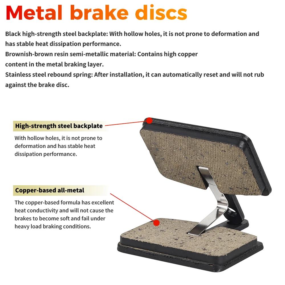Disc Brake Pads for Kukirin G2 G4 G2Ultra 2026Version Electric Scooter Brake Caliper Friction Pad Replacement Parts Accessories