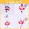 Dressing Kirby Cross Mini Telescopic Keychain Small Pendant Plush Pendant
