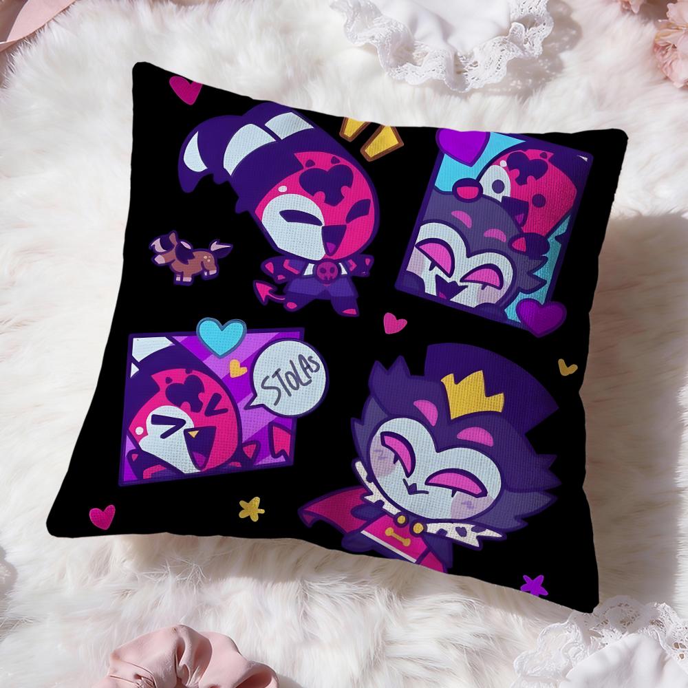Anime H-Helluva B-BossS Cushion Cover Premium Comfort Reversible Pillow Cove -Two In One Design for Any Room & Car Interior