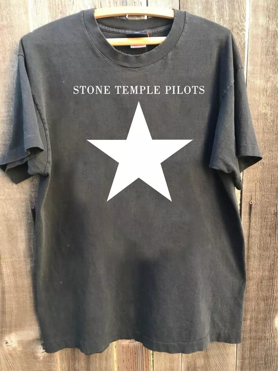 2000 Stone Temple Pilots Band Logo Graphic Charcoal Unisex Tshirt S-5XL S