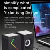 USB Power Mini Speaker With Dynamic LED Lighting For Desktop Gaming And Multimedia Use