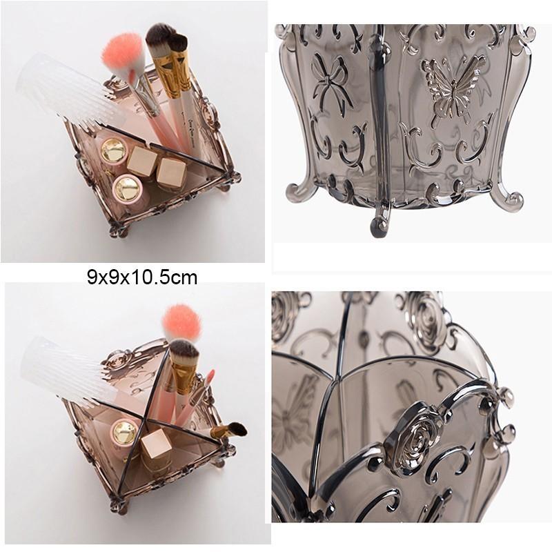Makeup Box Cosmetic Organizer Organizador De Maquillaje Butterfly Rangement Pinceaux Maquillage Makeup Brush Storage Pen Holder
