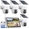 VORGUT Solar Security Camera System with 4 Cameras and 500GB HDD Direct from Japan