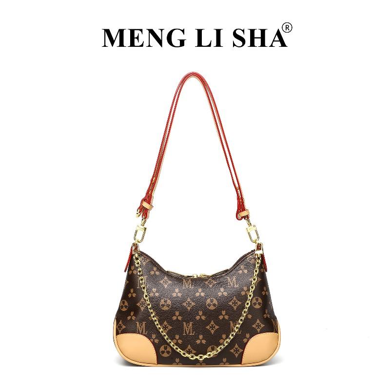 New niche design high-end denim shoulder underarm chain croissant bag fashionable portable messenger women s bag абрикосовый
