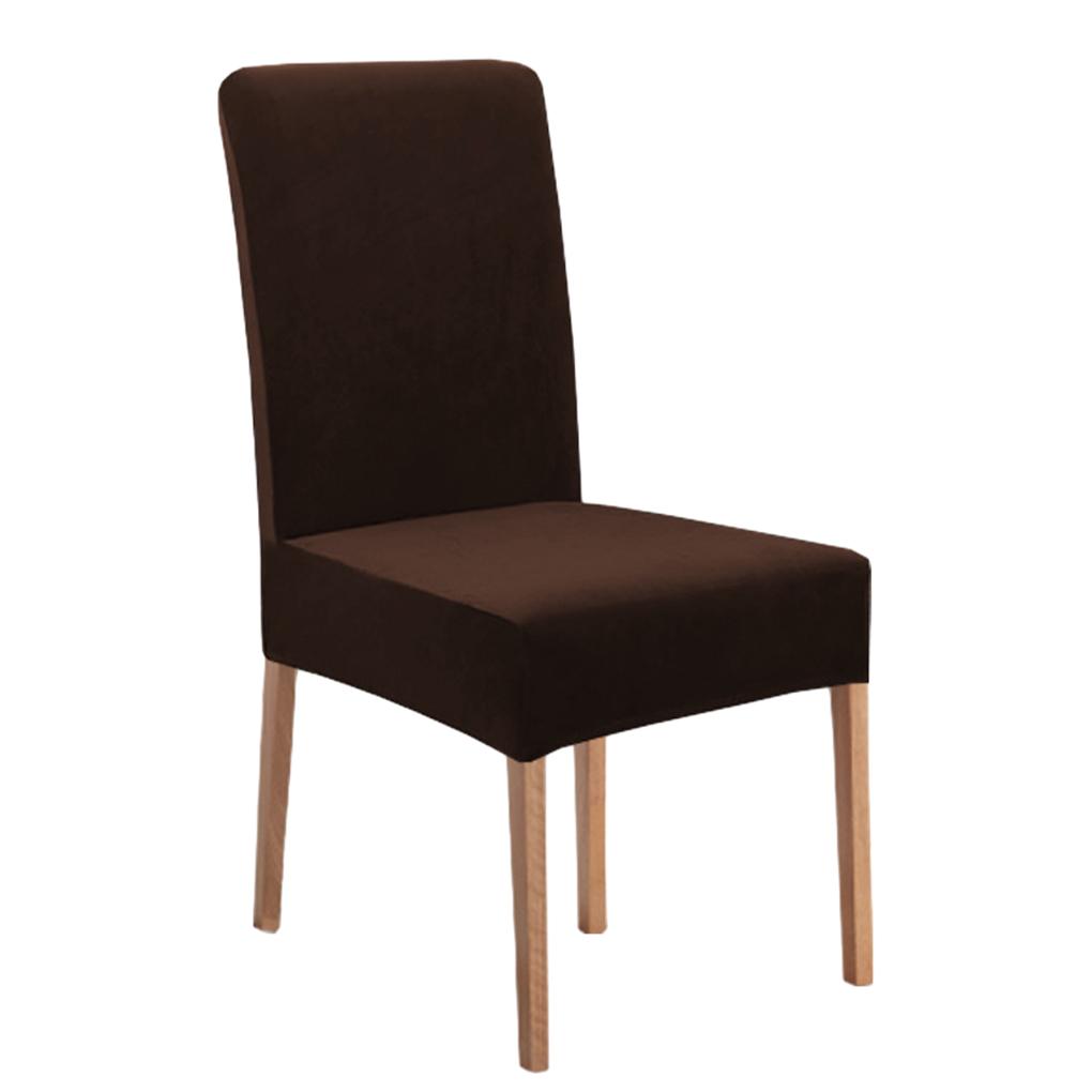 

4 шт. полиэстер высокоэластичный и дышащий чехол для стула для кухонных стульев защитные чехлы для стульев