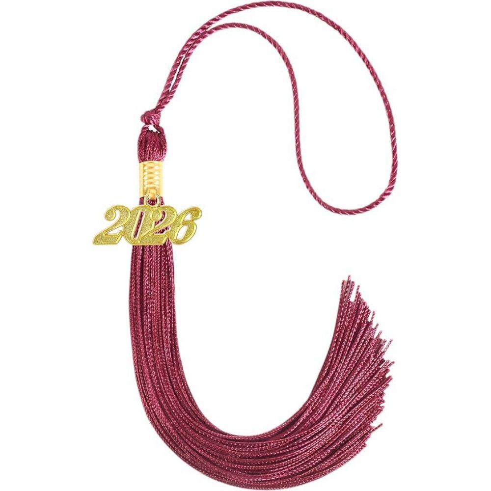 Polyester Alloy Academic Tassel Hanging Pure Color Student Dress Up Tassel  Souvenir Gifts