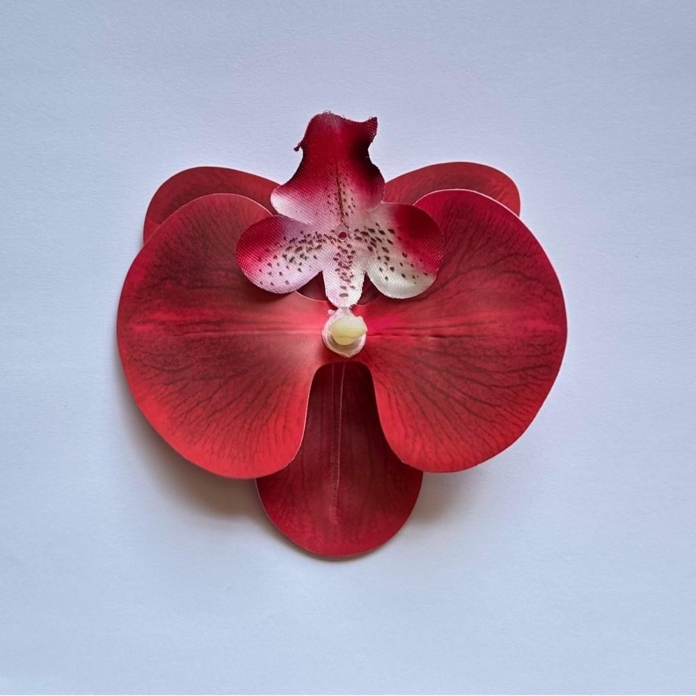 10 ks Realistická 9cm Simulovaná Motýlí Orchidej DIY Řemesla Hedvábná Motýlí Orchidej Květinová Hlavice Falešná Květinová Hlavice Svatba Ozdobná