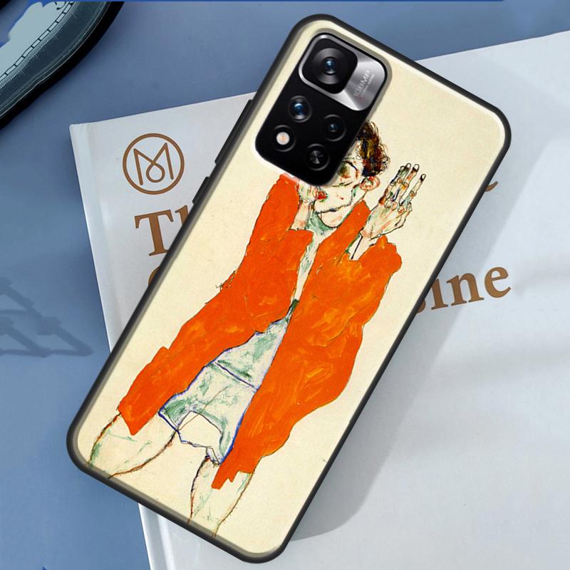 Egon Schiele Case For Xiaomi Redmi Note 14 13 11 9 10 12 Pro 9S 10S 11S 12S Redmi 10C 12C 13C 14C Cover