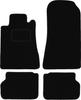 Black Velour Floor Mats For: Mercedes CL W140 Coupe (1991-1998)