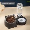 Pet Bowl: 2-in-1 Cat & Dog Feeding and Water Bowl