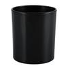 Colored Frosted Glass Candle Jar with Optional Lid - Creative Wide Mouth Design