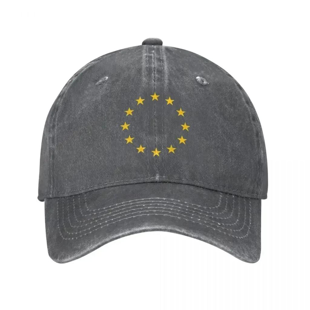 EU Europa Europäische Union Europäische Flagge EU Sterne Baseballkappe Rave Streetwear Damenmütze Herren