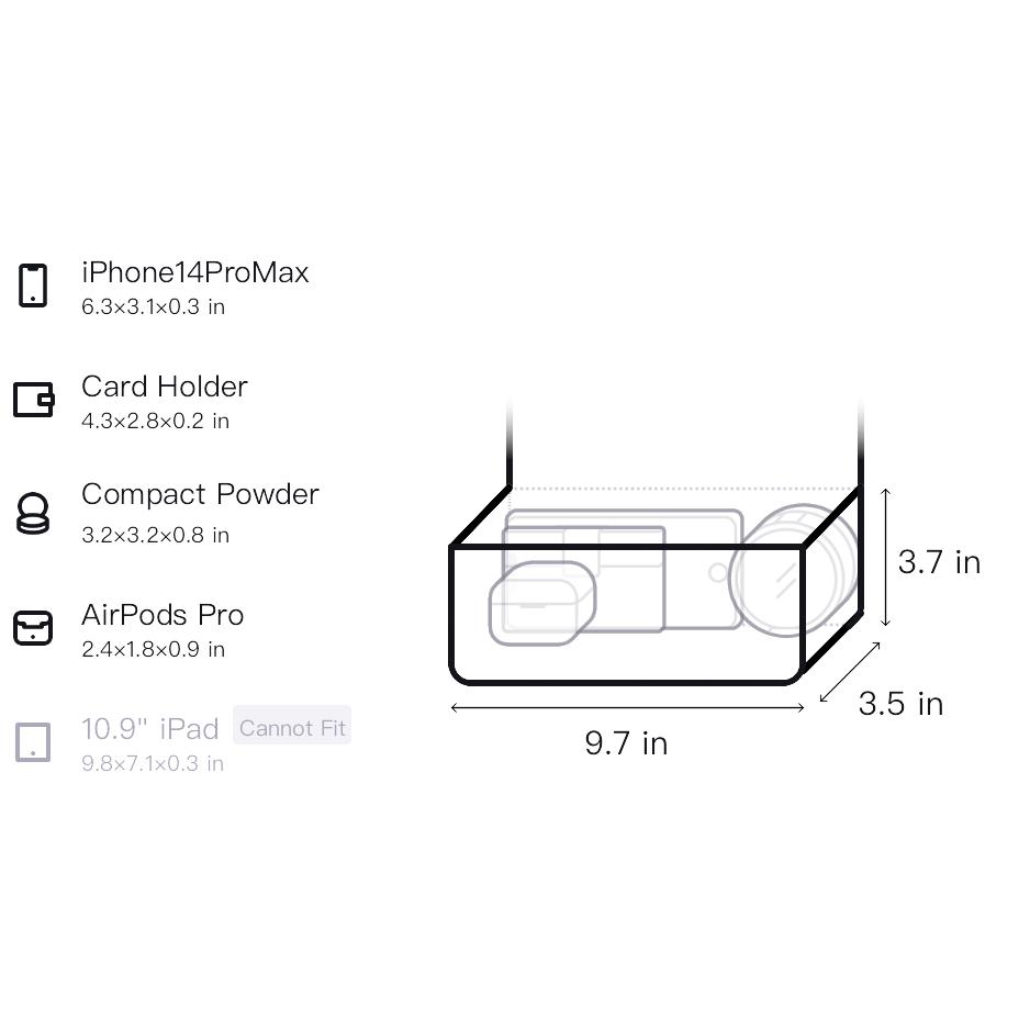 New FILA Polyurethane Shoulder Bag Extra Mini Women's Black F13W519170F