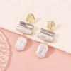 Pearl Glass, Elegant, Light Luxury, Versatile Earrings, Stud Earrings, Alloy Jewelry for Women