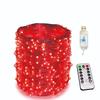 10M/20M Waterproof 8Modes USB  Copper Wire LED String Fairy Light With 13Key Remote For Xmas Party Christmas Decoration New Year